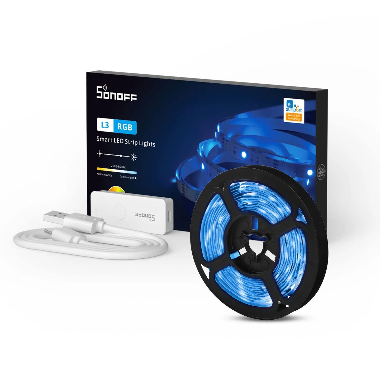 Smart LED tasmasi Sonoff L3 RGB | L3-5M