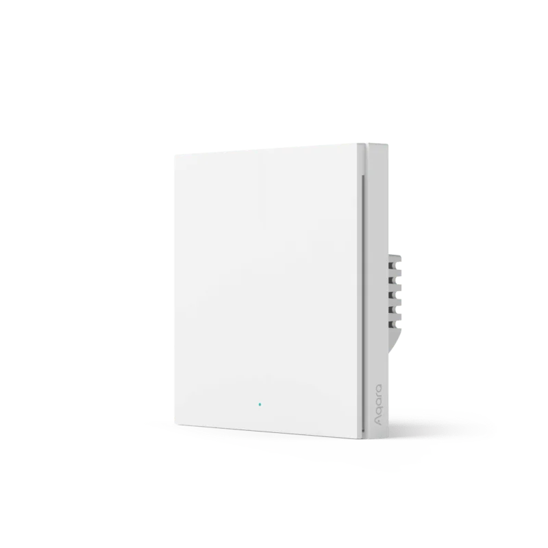 Smart wall switch with neutral Aqara H1 White 1 key